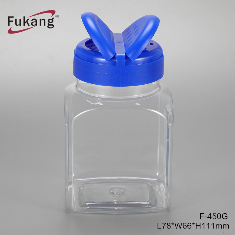 450ml circular seasoning plastic bottle