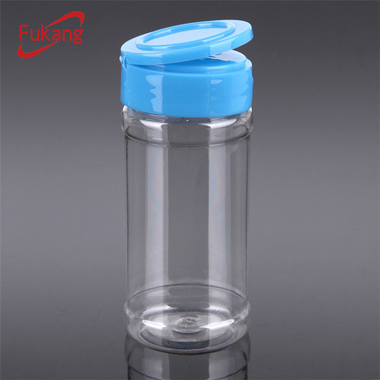 100ml Small PET Loose Powder Jar with Sifter, 4oz Food Grade Plastic Spice Powder jar with Flip Top Cap