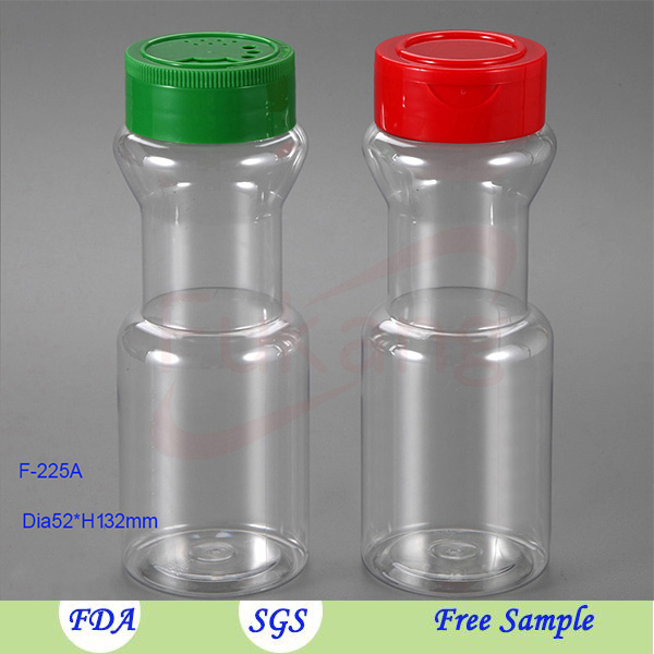 145ml square seasoning plastic bottle