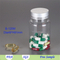 150ml Square clear pill bottles with silver cap / plastic PET bottle for pill