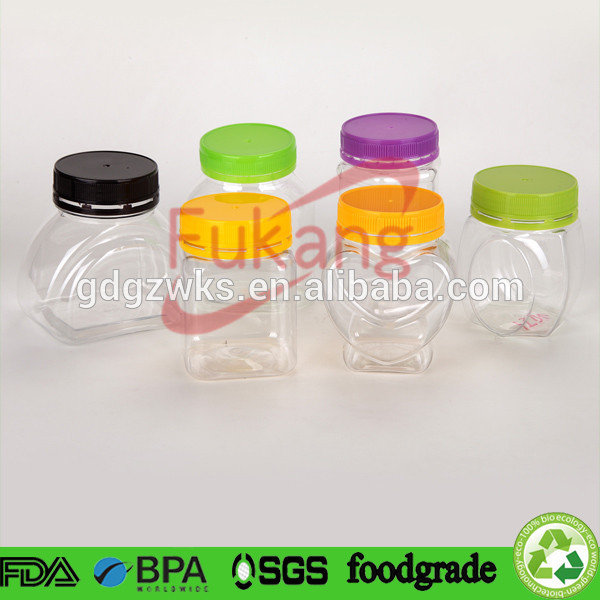 150ml square food plastic bottle