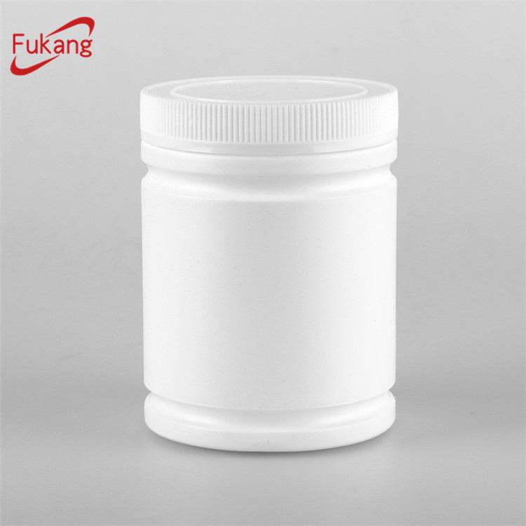 500ml high quality medicine plastic bottle, wide mouth protein powder hdpe container, white squeeze plaistc bottle wholesale