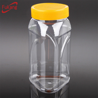 1.5 liter pyramid shape plastic jars, clear special container for tea, bpa free plastic food jars wholesale supplier