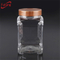 Large 1800ml 60oz Clear Cylindric Plastic Container, Foodsafe Round PET Container and Jars with White Lid