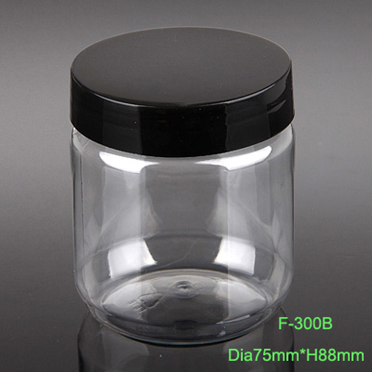 10oz plastic bottle food grade 300ml PET jar for nuts