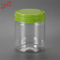 China Factory 500ml Clear Plastic Food Jars PET Mason Jars With Screw Top Lids