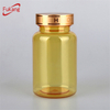 Round plastic capsule bottle/jar PET infusion bottles 225ml plastic drug bottle with white lid
