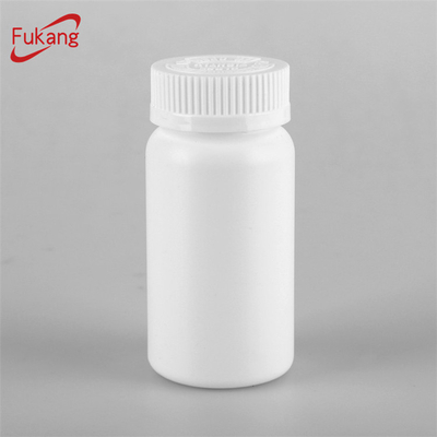 120cc White Color Round Shape Plastic HDPE Pill Tablets Bottle
