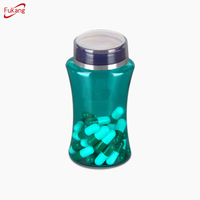 5 oz PET plastic nutrition supplement bottle,plastic PET grape seed extract capsules bottle with screw cap