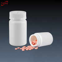 75ml HDPE Capsule Pill Health Product Plastic Bottle