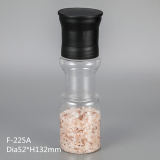 Hot Selling 225ml Kitchen plastic spice jars with twist lid